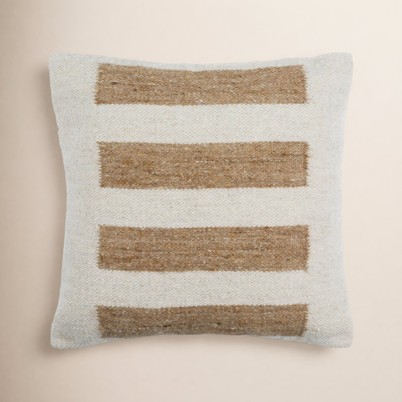 Coussin Osmund, Brun, Duvet, 20 po x 20 po