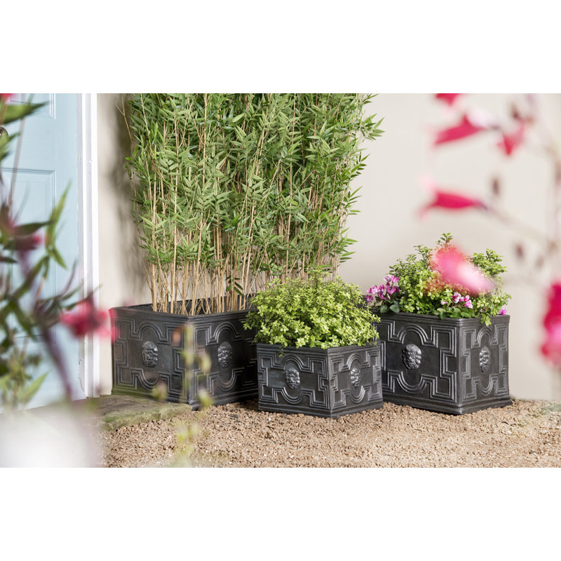 Handmade Pot Planter, Small, Faux Lead
