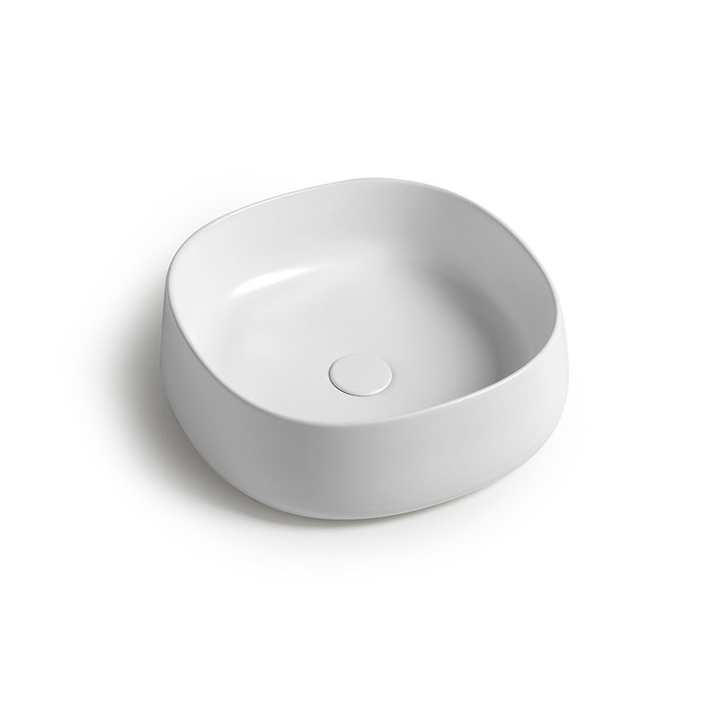 Mood 17.7'' L Bathroom Sink, Glossy White
