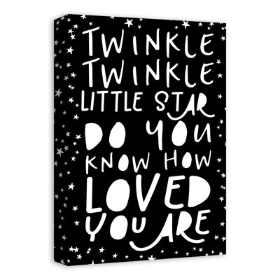 Mahaffey Twinkle Twinkle Little Star Canvas Art