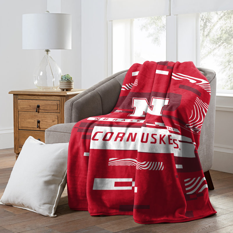 Throw Blanket, Black/Crimson, Mavericks