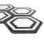 Interspace Natural Stone Honeycomb Marble Look Mosaic Wall Tile-1609017086