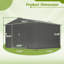 10X8 FT Outdoor Storage Shed