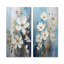 Ensemble de 2 reproductions d'art murales beiges et dorées Seasonal Serenity Blooms-1126776271-1126776266