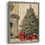 «Christmas Holiday Art CDXCIV», reproduction d'art encadrée - bois massif-562834979