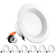 4'' Selectable Color Temperature Dimmable LED Retrofit Recessed Lighting Kit