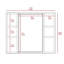 Armoire à pharmacie à double porte H 19 po, une tablette externe, blanc-648803543