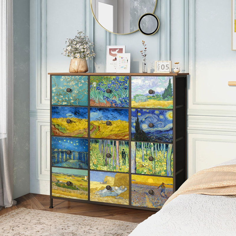 Lebron 99cm W 12 - Drawer Chest of Drawers