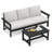 Reata HDPE 2 Piece Sofa Seating Group with Cushions-214430272-214430273
