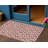 3' X 5' Burgundy And Ivory Geometric Washable Indoor Outdoor Area Rug
