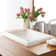 Montecito Handmade Rectangular Drop-in Bathroom Sink