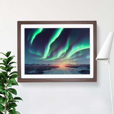 Fine Northern Lights - Single Picture Frame Painting