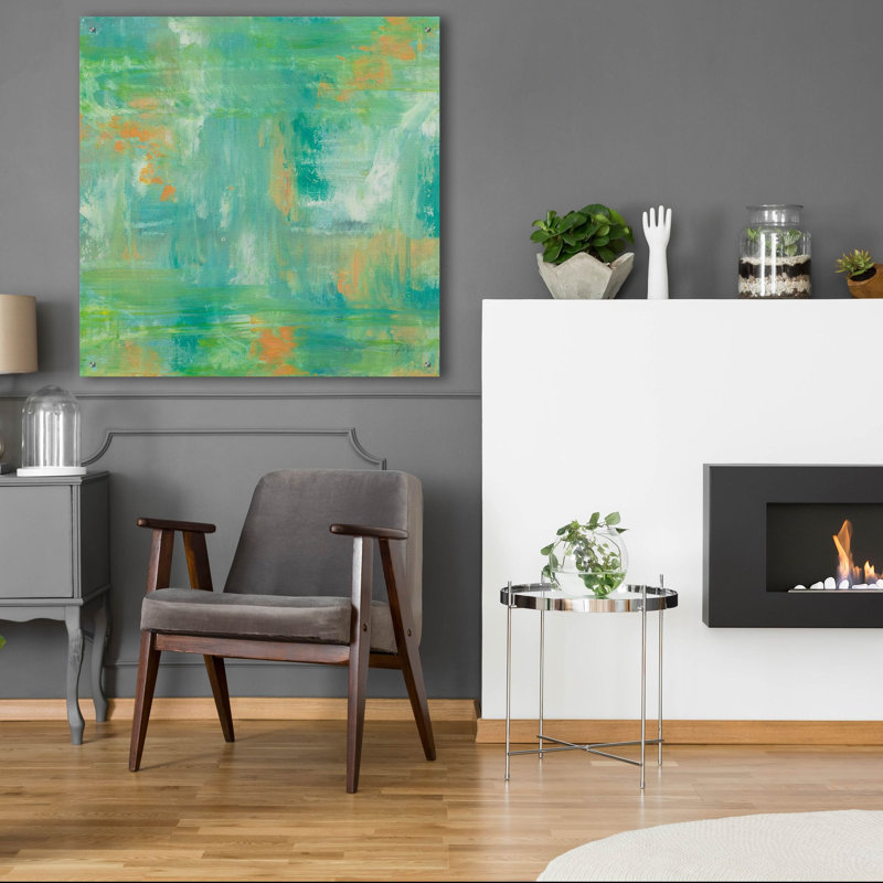 «Extase» par Jeanette Vertentes, art mural en verre acrylique, H 36 po x l 36 po x P 0,2 po