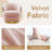 Velvet Swivel Barrel Chair-1883290505