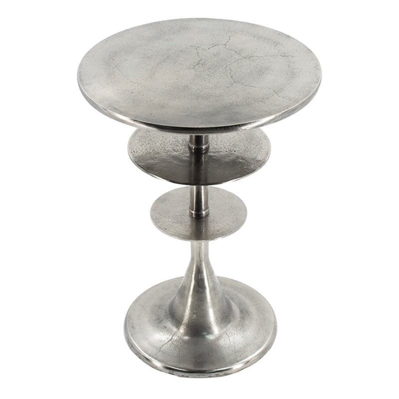 End Table, Silver
