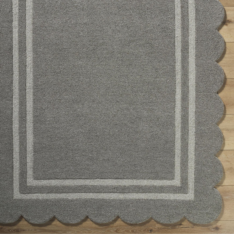 Scalloped Area Rug, Rectangle 10' x 14'