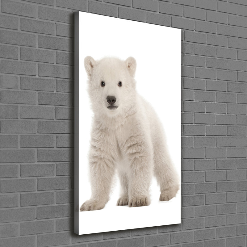 A Polar Bear - Wrapped Canvas Print