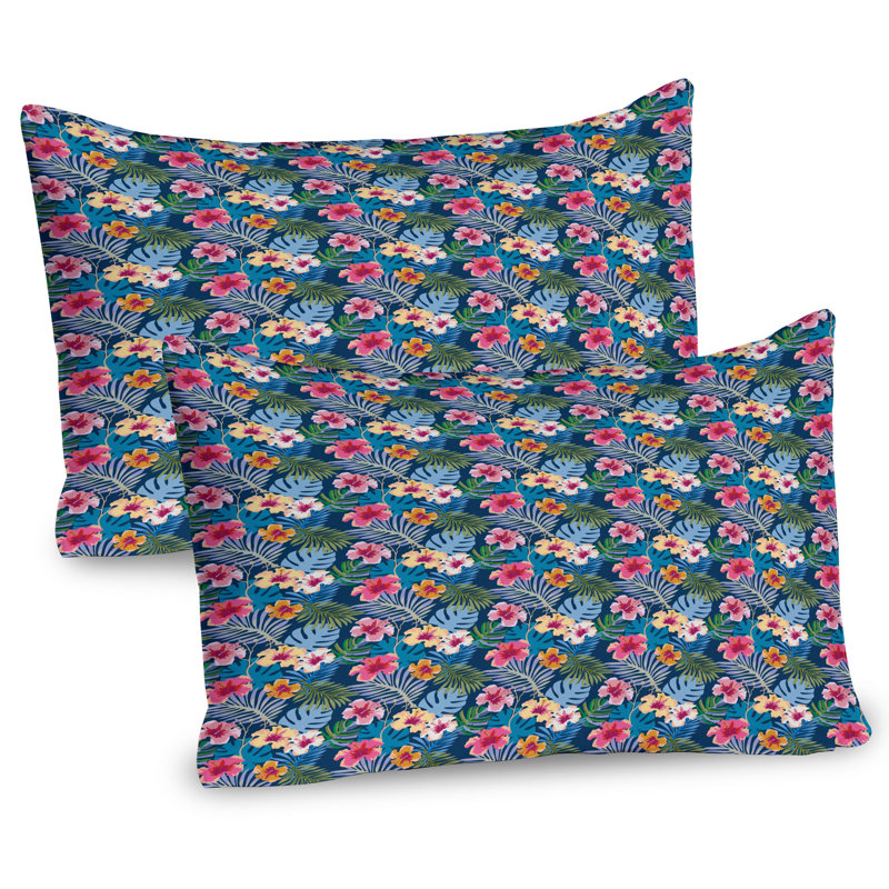 Ensemble de 2 taies décoratives tropicales Ambesonne