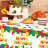 Building Block Party Tablecloths, 3pcs Building Block Party Decorations Tablecloths set