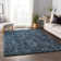 Premium Machine Washable Kelsa AMF41 Navy Rug