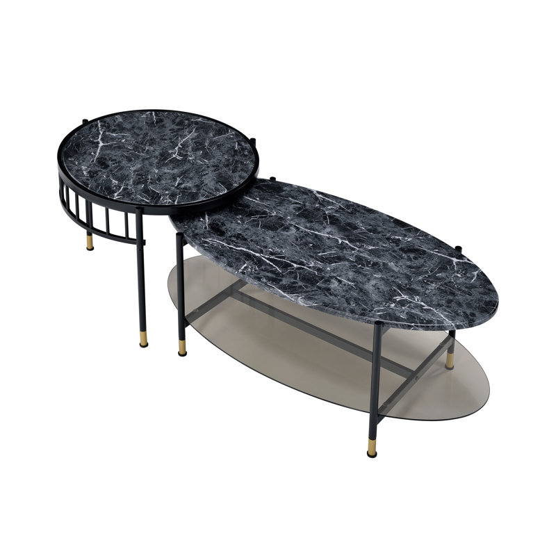 Tables gigognes avec rangement Coniglio