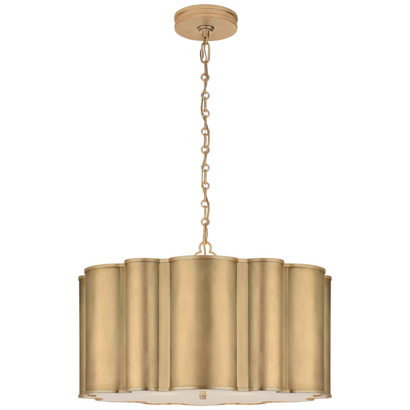 Alexa Hampton Markos Large Hanging Shade, Gold