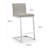 Hamby Upholstered Counter Stool with Metal Frame-296999087-296999080