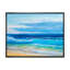 «Beautiful Blue Ocean Sunset And Waves», reproduction sur toile flottante-1302644591-1302644576