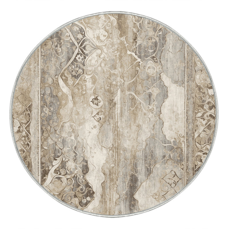 Crimson Prime Drift Rug, Round 4'