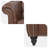 Deaneen 83.85'' Faux Leather Sofa-1017089782