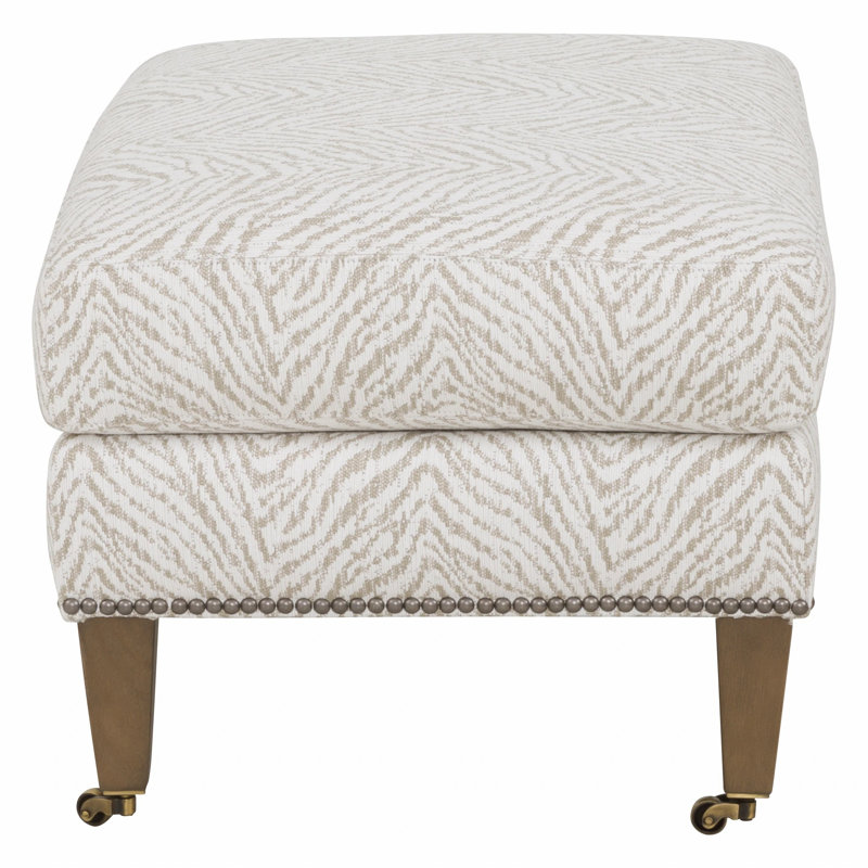 Ottoman, Hazelnut (8794 17), Mica, Small Brass