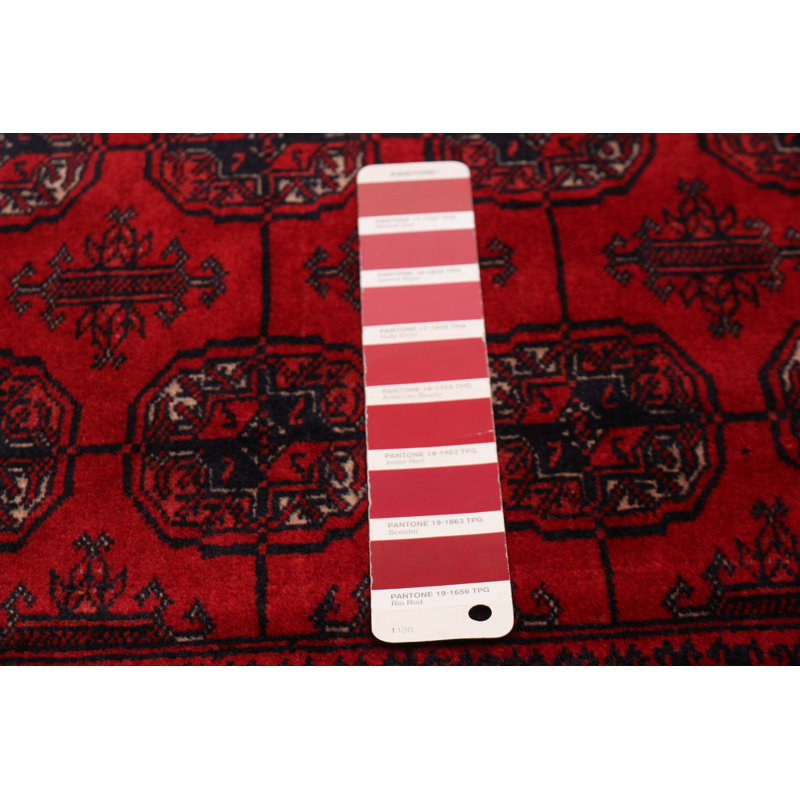 Teimani Red Rug 4'1" x 5'8"