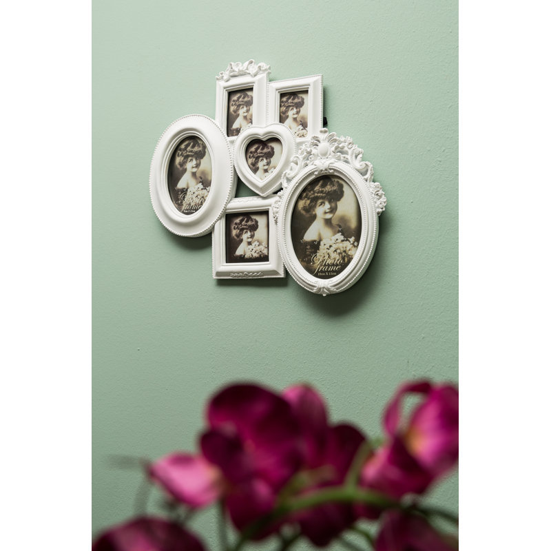 White Collage Picture Frame