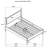 Mason Queen Platform Bed with Padded Upholstered Headboard and Slat Support, Grey and Light Brown-2002200119
