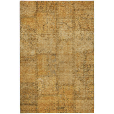 Premium Machine Washable Dream Shag ADS685 Patchwork Rug