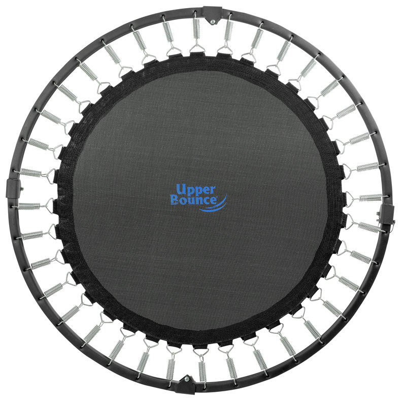 UpperBounce 40" Mini Fitness Exercise Trampoline Rebounder Trampette, 2-Way Foldable with Carry-on Bag