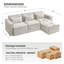 Canapé modulaire rembourré 4 pièces Taufner-1123258054