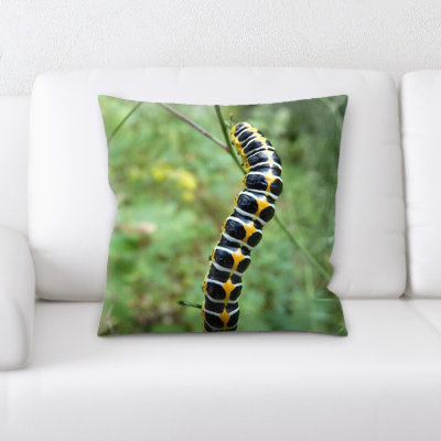 Caterpillar Throw Pillow