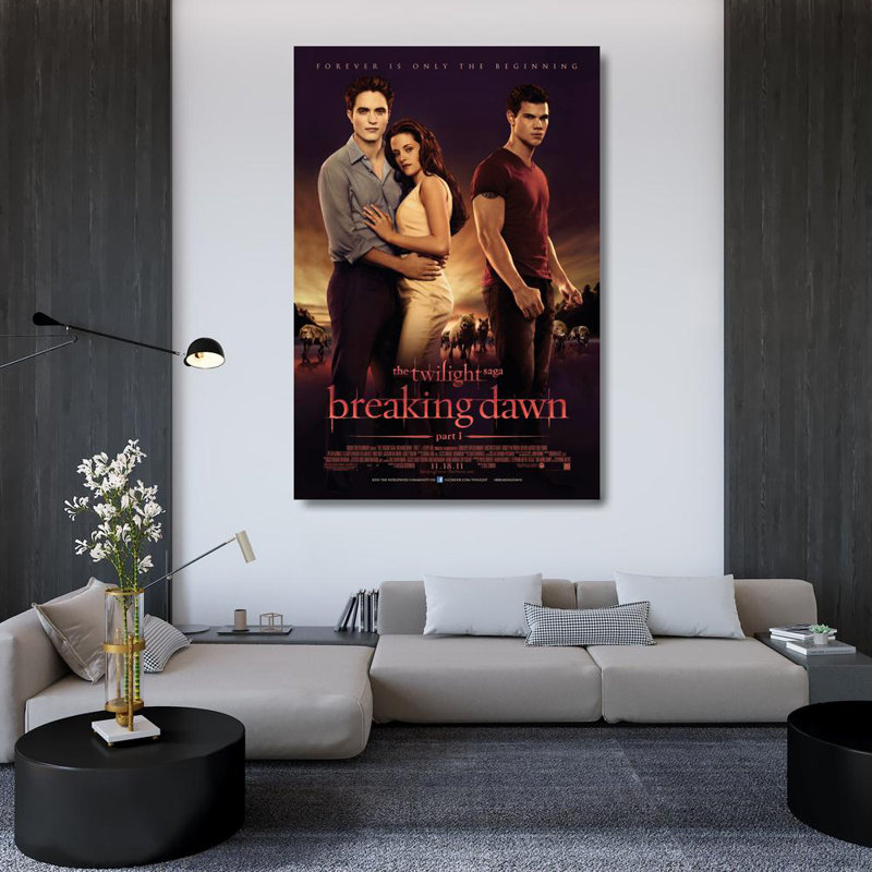 La saga Twilight Breaking Dawn, H 48 po x l 32 po