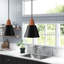 Luminaire suspendu conique 1 lumière erroll-883429671