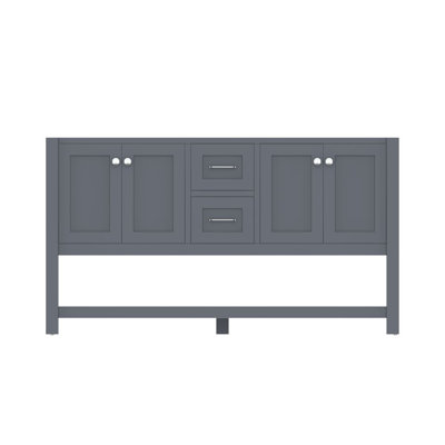 Wilmington 59'' Double Bathroom Vanity Base Only