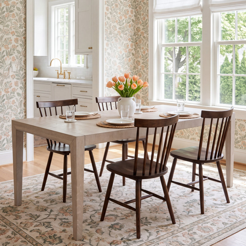 Caterina Dining Table, White Oak