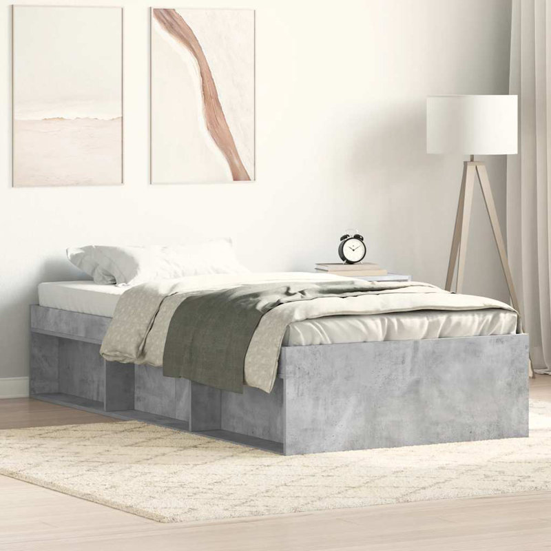 Afriani Storage Bed, Small Single (2'6), Brown Oak