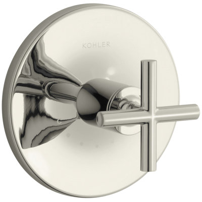 Purist Thermostatic Valve Trim with Cross Handle