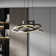 Alliber 1 - Light Statement Square/Rectangle LED Chandelier with Wrought Iron Accents