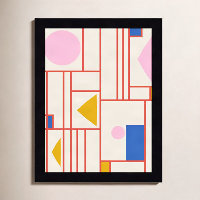 Framed Shapes Print by Beth Vassalo