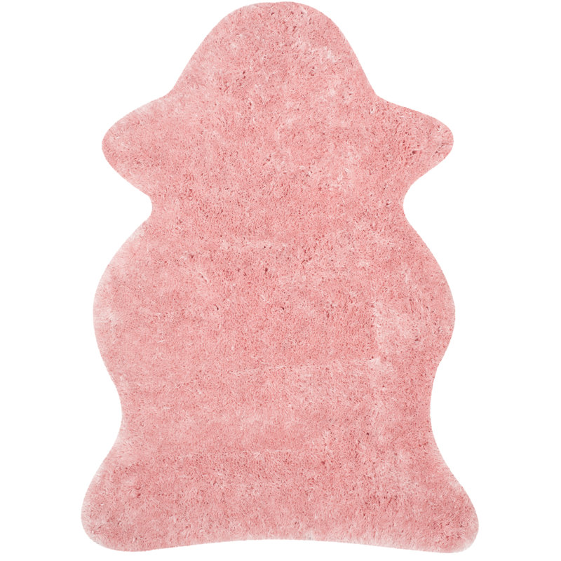 Gentas Shag Hand Tufted Performance Solid Color Rug, Novelty 7' x 10'
