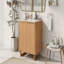 Ensemble de meuble-lavabo 30 po avec lavabo, armoire combinée, armoire de rangement pour salle de bain, structure en bois massif-2015260733
