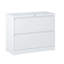 Classeur verrouillable en métal, 2 tiroirs, blanc, pour le rangement de bureau, convient aux classeurs de format légal / A4 / F4-1255349075