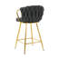 Chaise de bar en lin de conception moderne avec tabourets hauts-1256943799